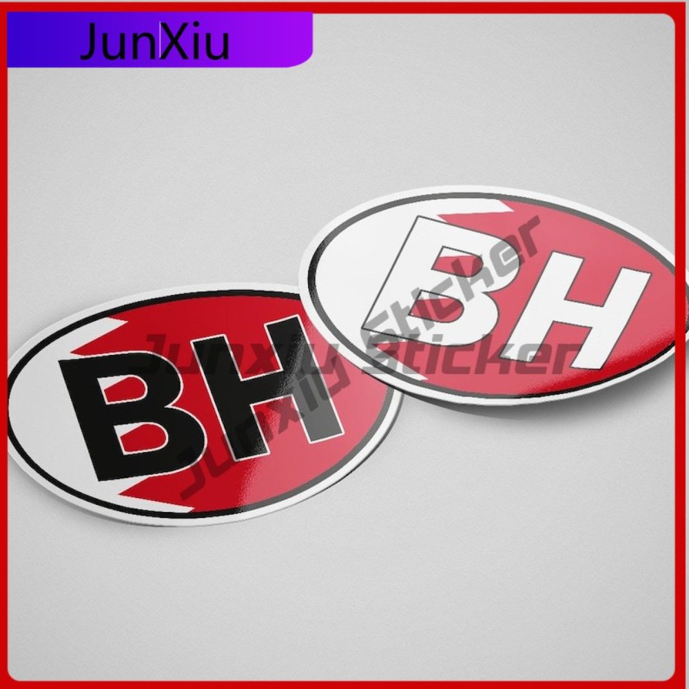 Car Accessories Bahrain - Bahrein BH Sticker Ovale Vlag Waterdichte