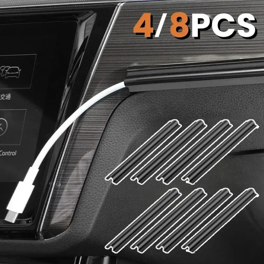 Car Cable Organizer - 4/8PCS Auto-interieur Kabellijn Mouwbeschermer Universele Verborgen