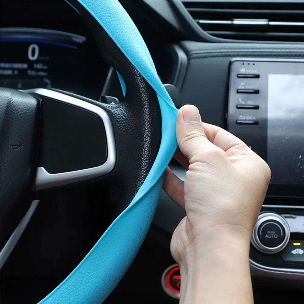 Car Accessories For Steering Wheel - Auto siliconen stuurhoes Zacht Slijtvast Antislip