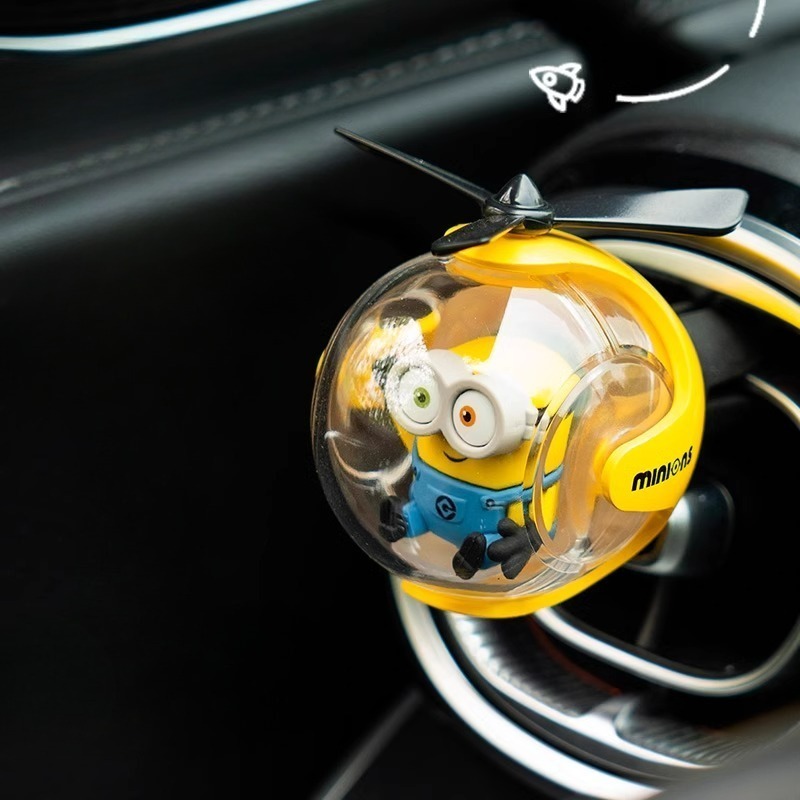 Car Air Freshener Vent - Minionsed autoluchtverfrisser, schattige cartoon auto-ventilatieparfumclip, creatieve