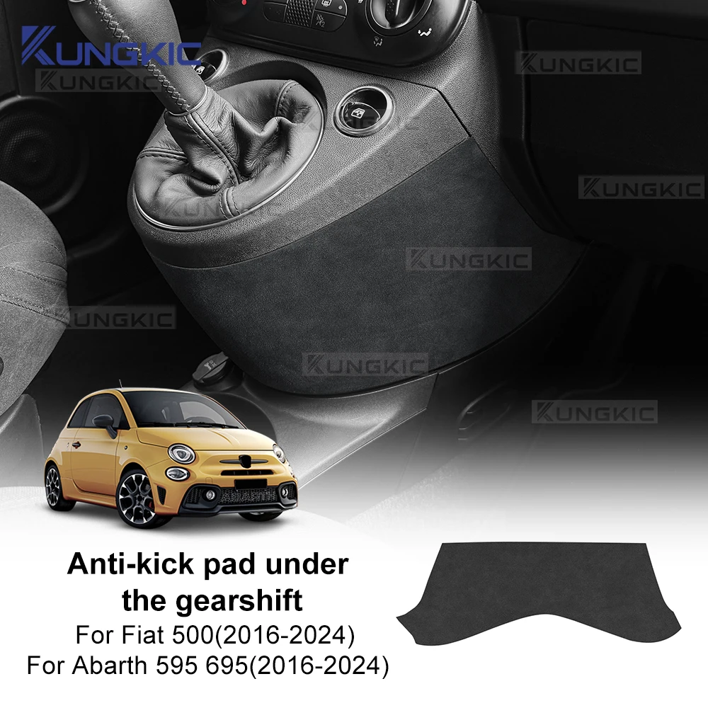 Car Accessories Under 500 - Top Suede Sticker Voor Fiat 500