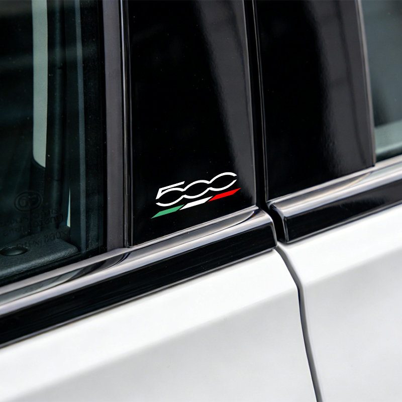 Car Accessories Under 500 - 4 stuks autostickers, LOGO-stickers voor autoraamdecoratie