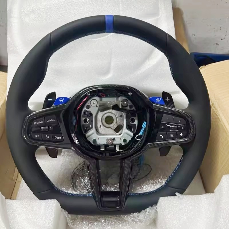 Car Accessories For Steering Wheel - Lederen stuurwielbekleding voor BMW M3 M4