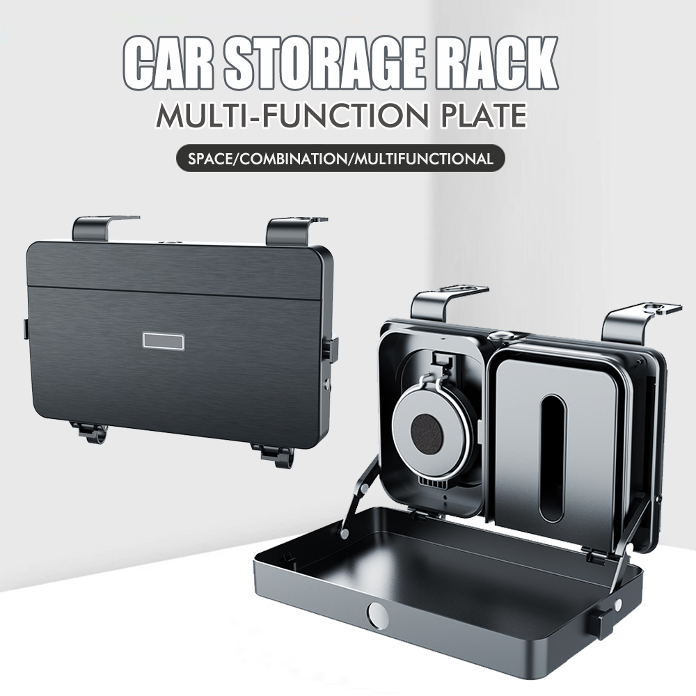 Car Accessories For Road Trip - Auto-achterbankorganizer Voedselbak Snacktafel met bekerhouder Multifunctionele