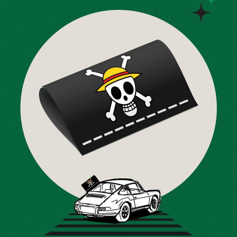 One Piece Car Wash Mark Logo D - Car Accessories In Japan recensie en prijs