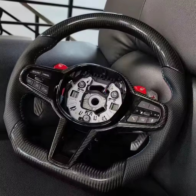 Op maat gemaakte carbon fiber  - Car Accessories For Steering Wheel recensie en prijs