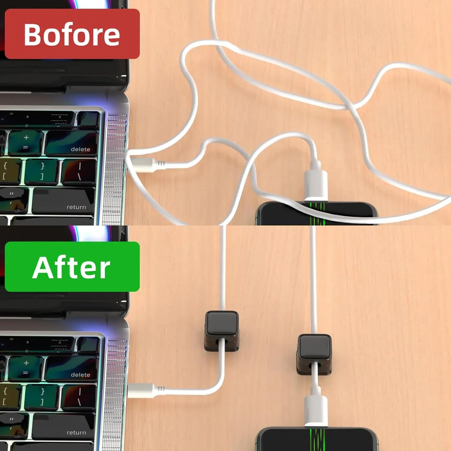 Mini kabelorganizer, magnetisc - Car Cable Organizer recensie en prijs