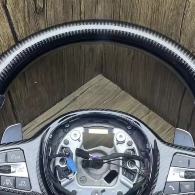 Auto stuurwiel carbon fiber le - Car Accessories For Steering Wheel recensie en prijs