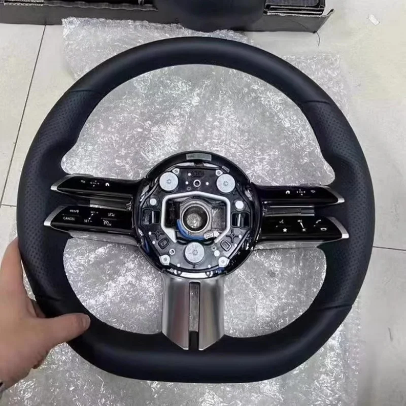 Op maat gemaakte lederen acces - Car Accessories For Steering Wheel recensie en prijs