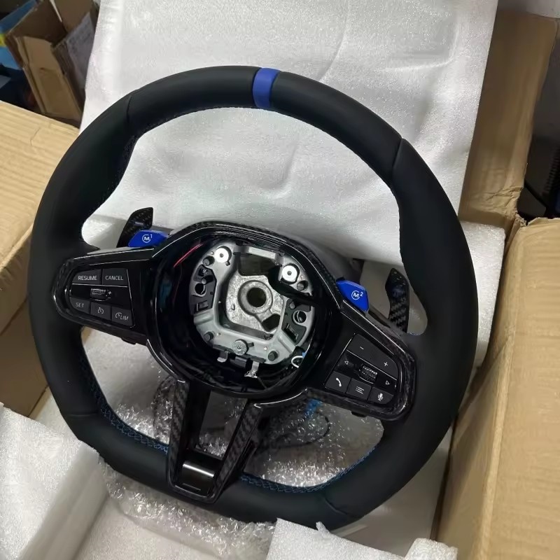 Lederen stuurwielbekleding voo - Car Accessories For Steering Wheel recensie en prijs