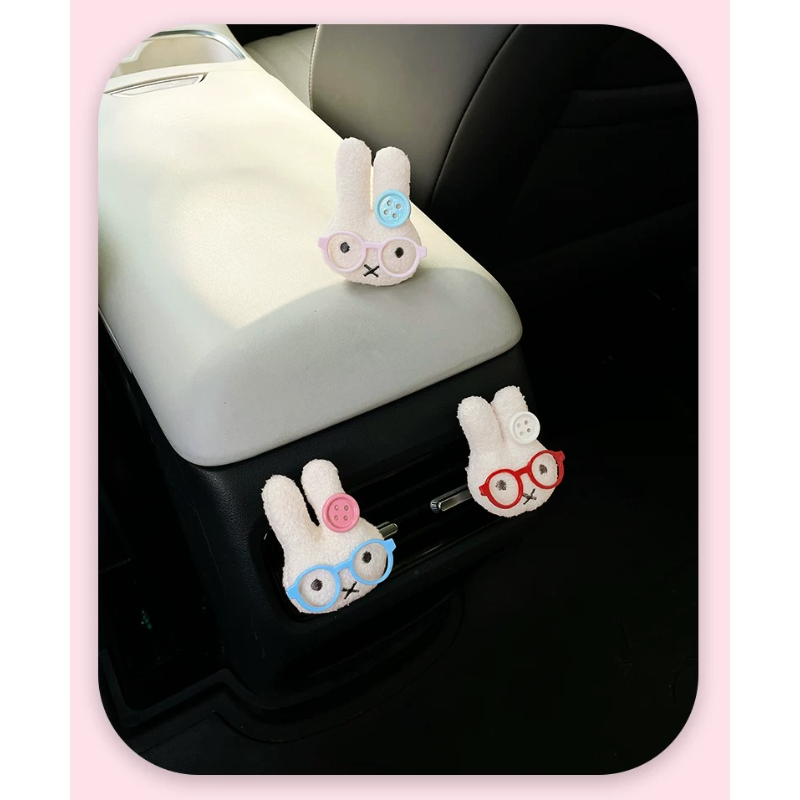 Schattig konijn met bril Auto  - Car Air Freshener Vent recensie en prijs