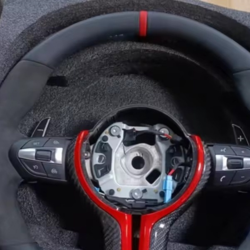 Op maat gemaakte microvezel le - Car Accessories For Steering Wheel recensie en prijs