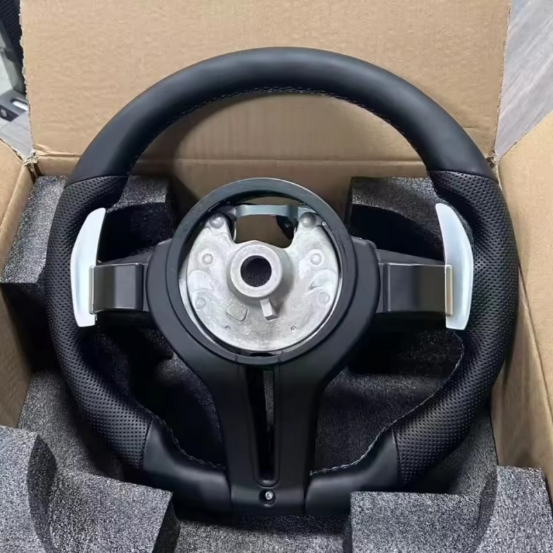 Op maat gemaakte microvezel le - Car Accessories For Steering Wheel recensie en prijs