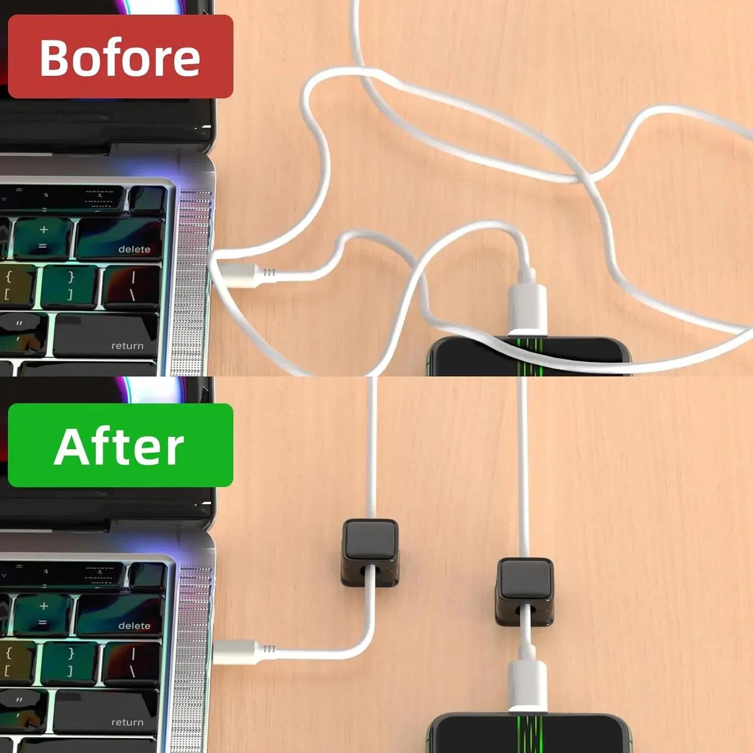 Mini kabelorganizer, magnetisc - Car Cable Organizer recensie en prijs