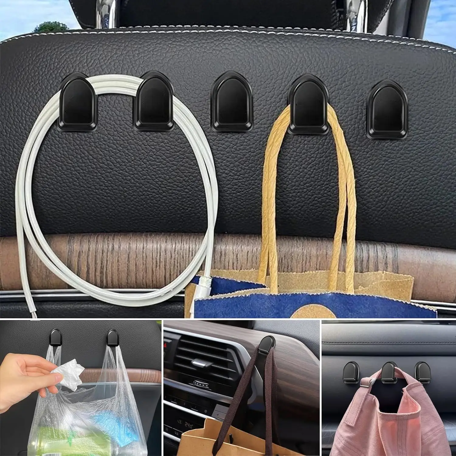 Mini-autohaken voor interieuro - Car Cable Organizer recensie en prijs